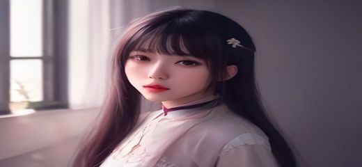同人画师在绘图板前创作兔娘插画，屏幕上显示精细的兔娘角色线稿，工作室环境温馨