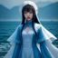 资深cosplay创作者林若曦的头像，充满活力，背景为展会现场